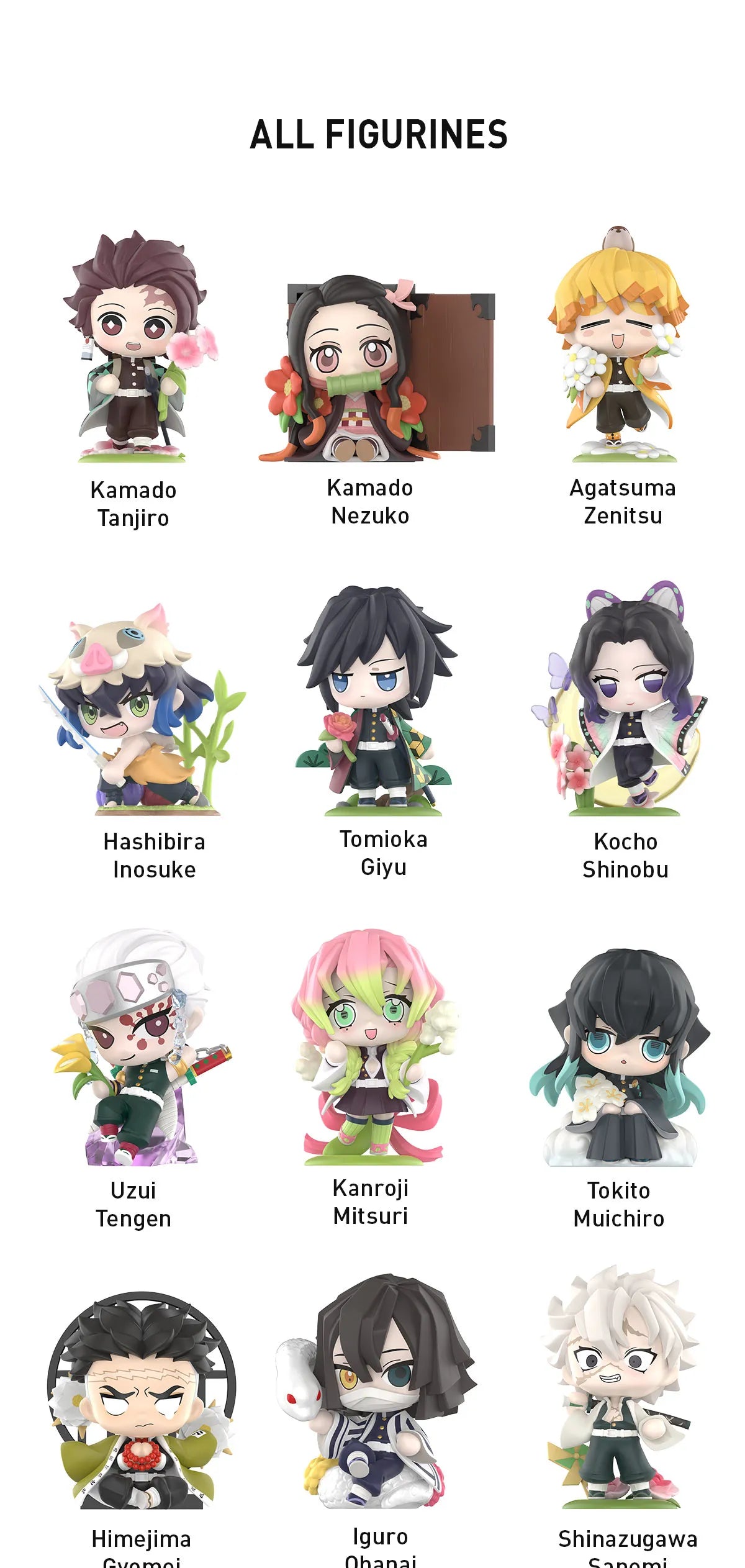 KIMETSU NO YAIBA Birth Flower Series