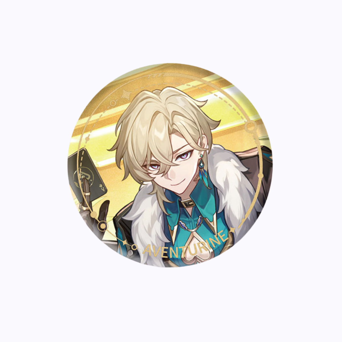 Honkai: Star Rail Standing Design Series Tin Badge The Preservation Path (Aventurine)