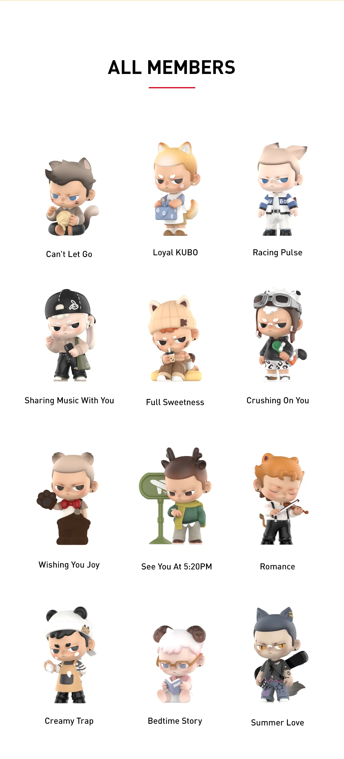 KUBO 24/7 YOU Series Figures