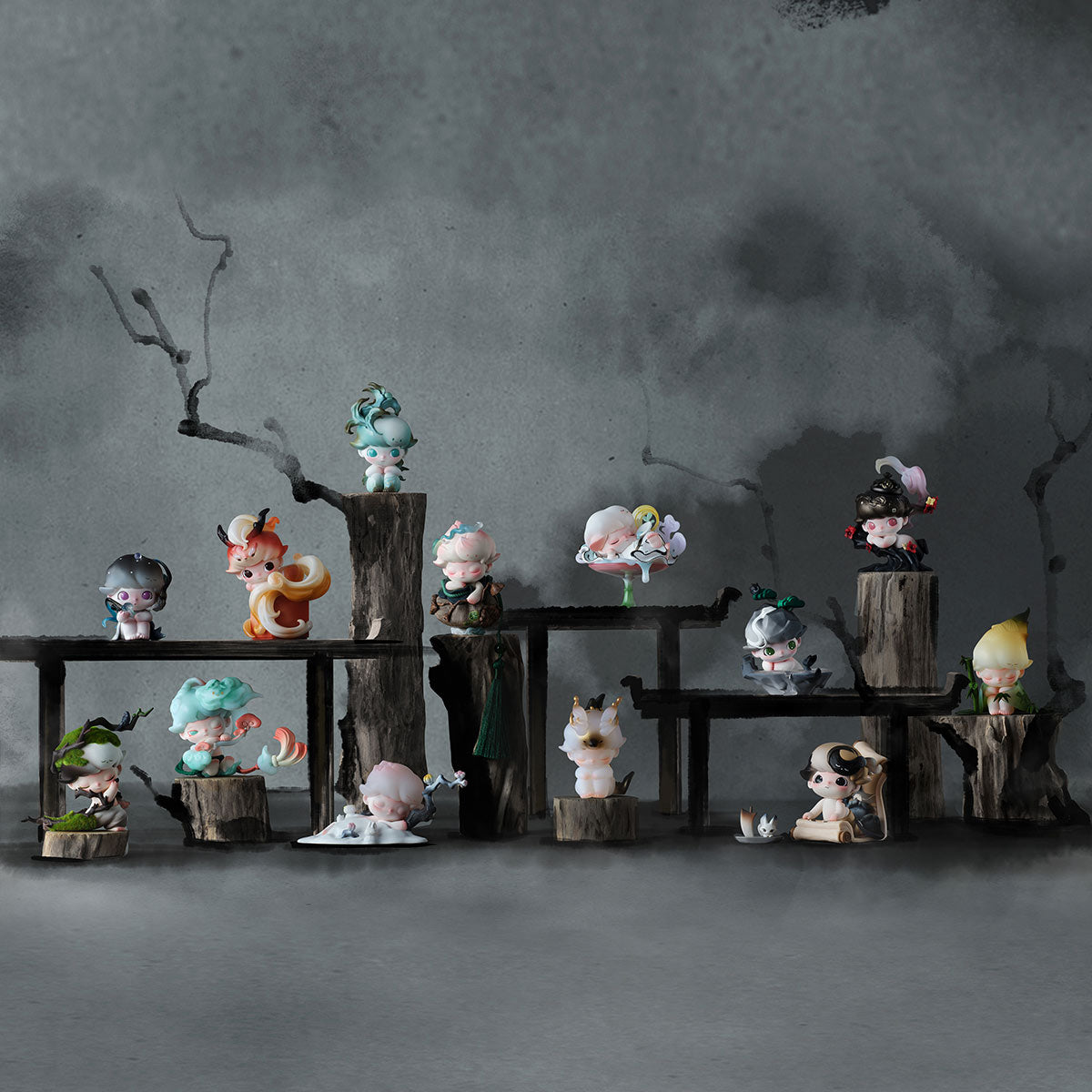 DIMOO Stories in the Cup Series Figures