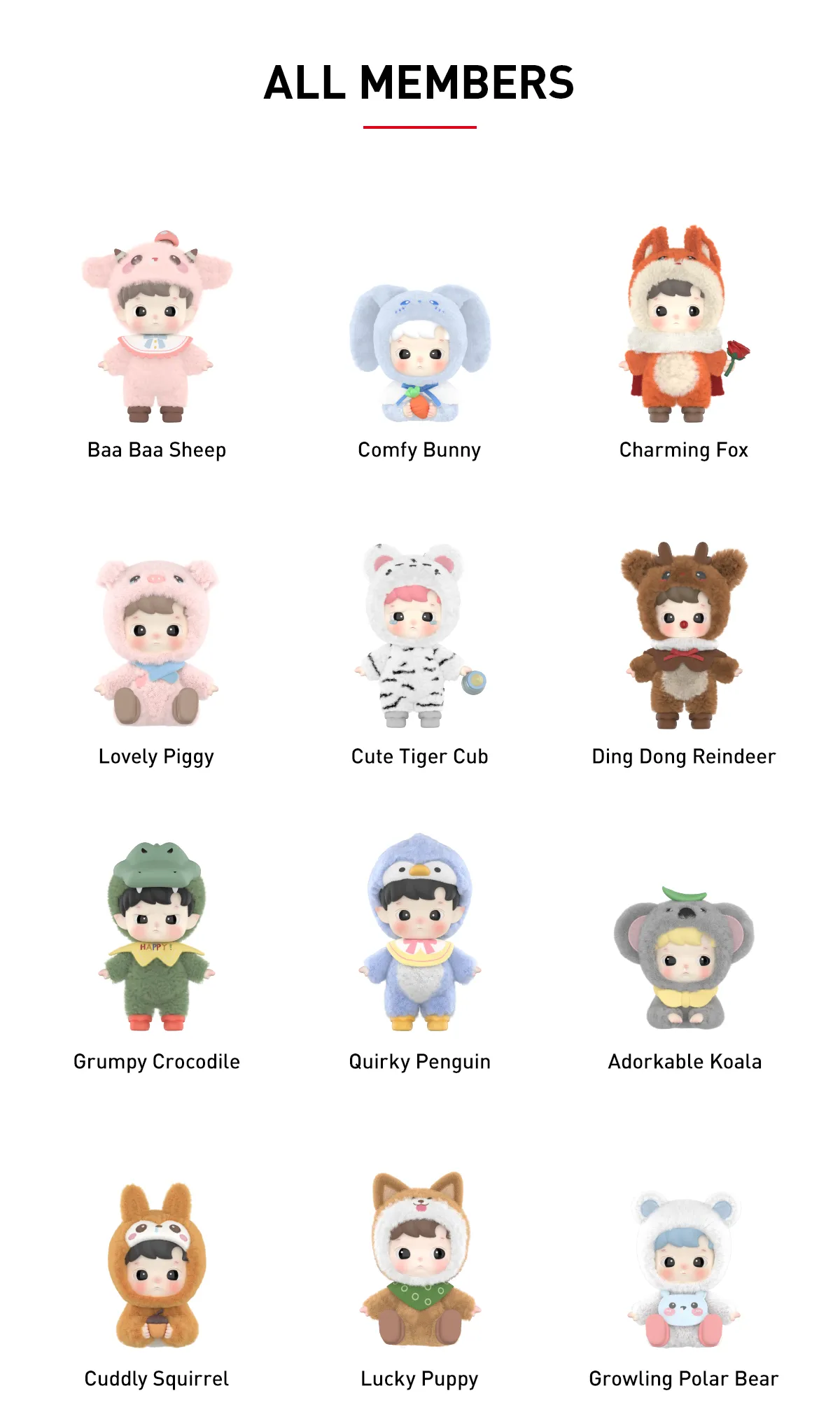 HACIPUPU Snuggle With You Series Figures