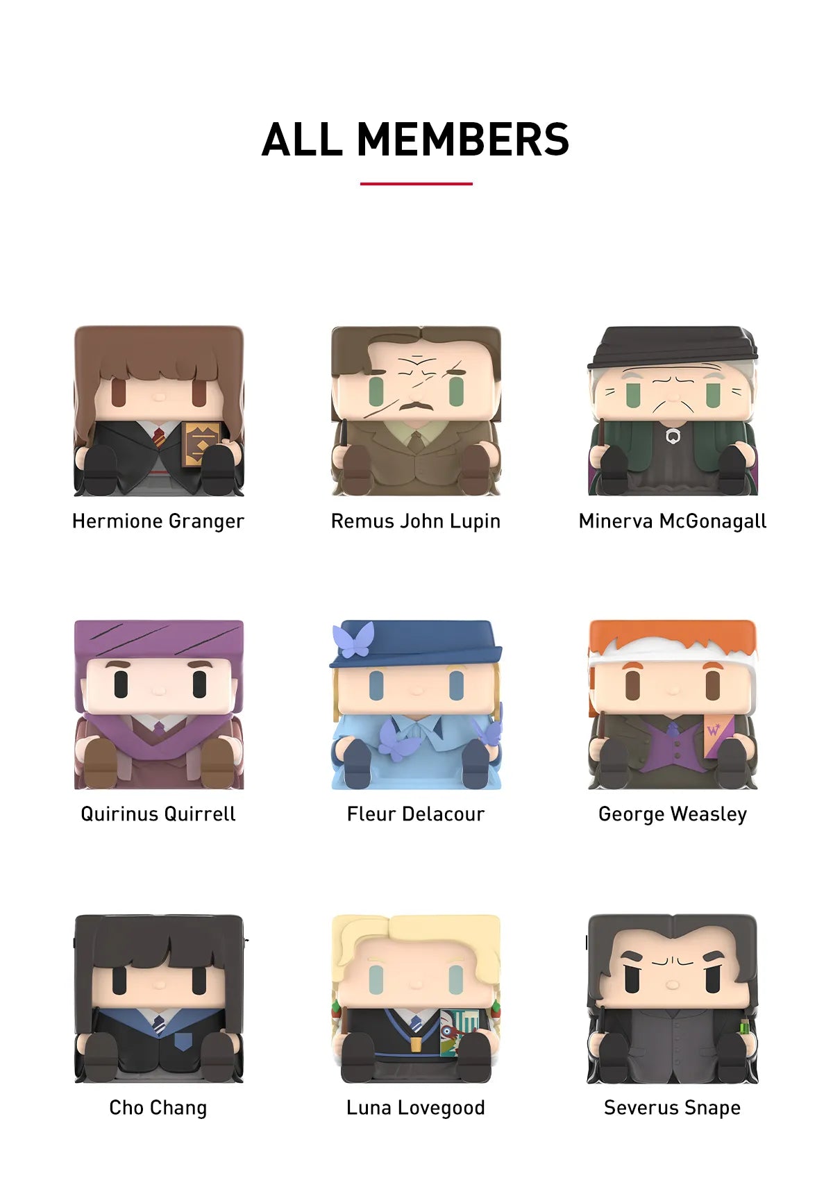 Harry Potter POP CUBE-3 Series Figures