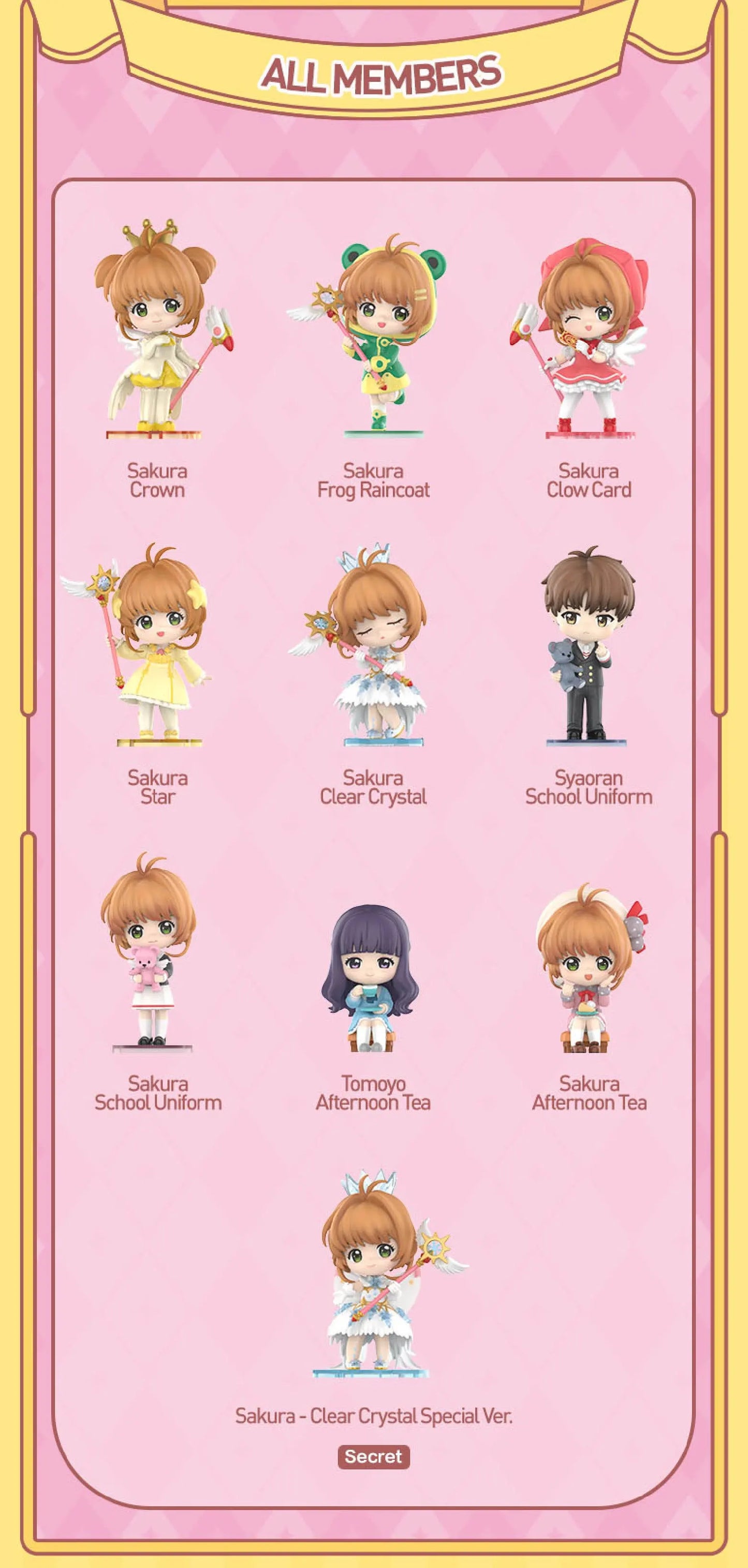 Cardcaptor Sakura: Clear Card Series Figures