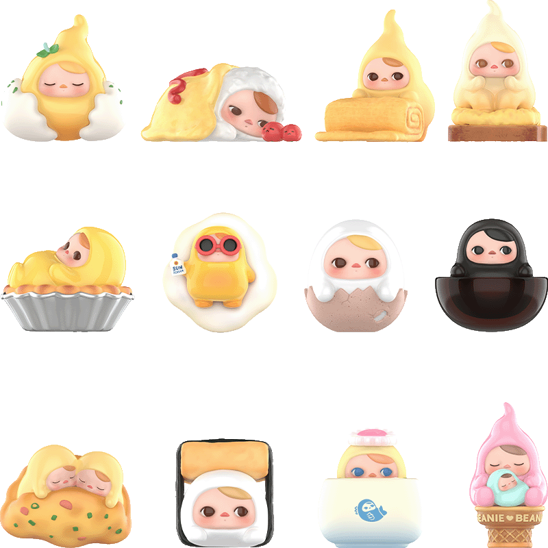 PUCKY Egg Beanie Series Figures