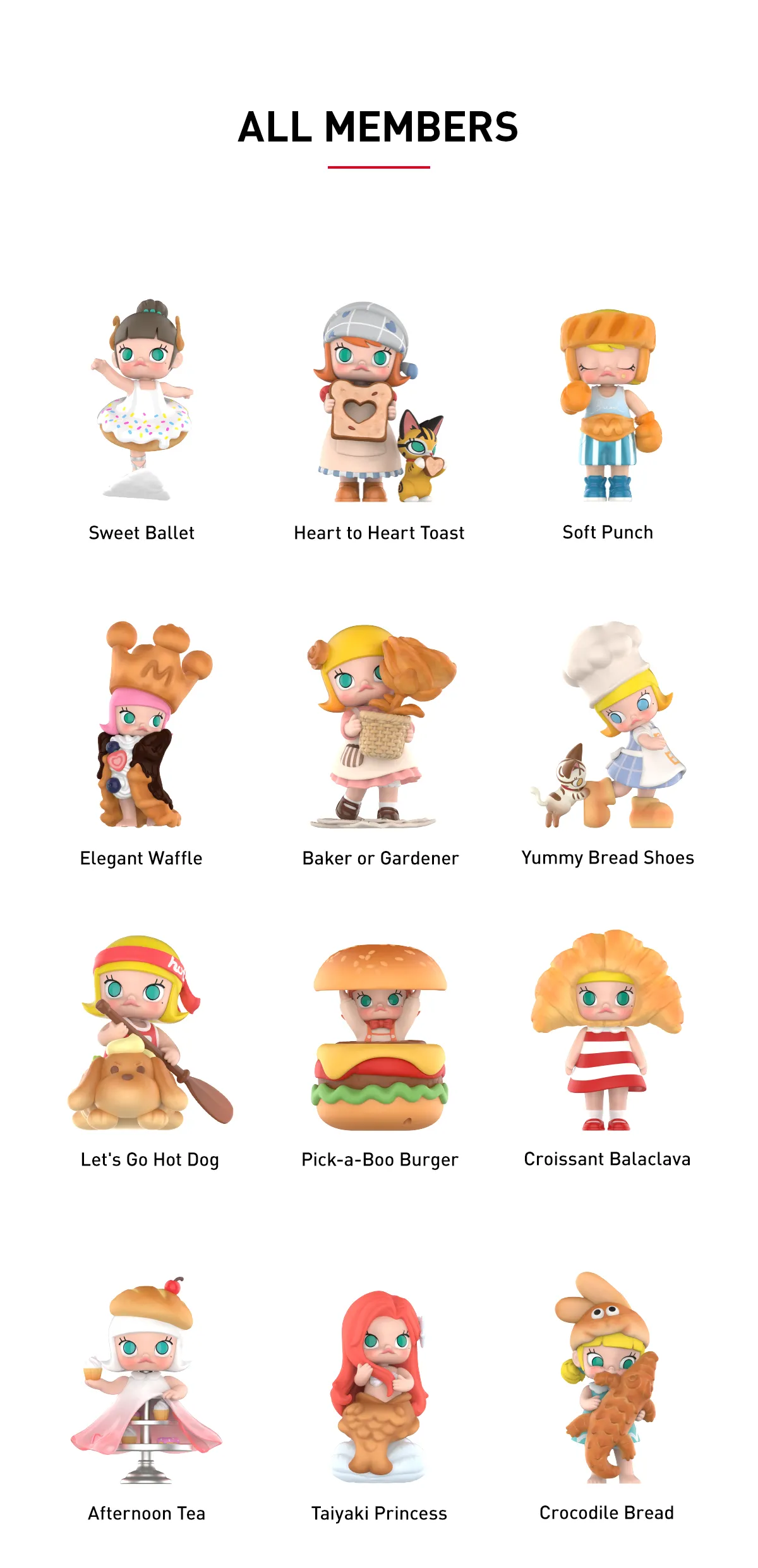 MOLLY Carb-Lover Series Figures