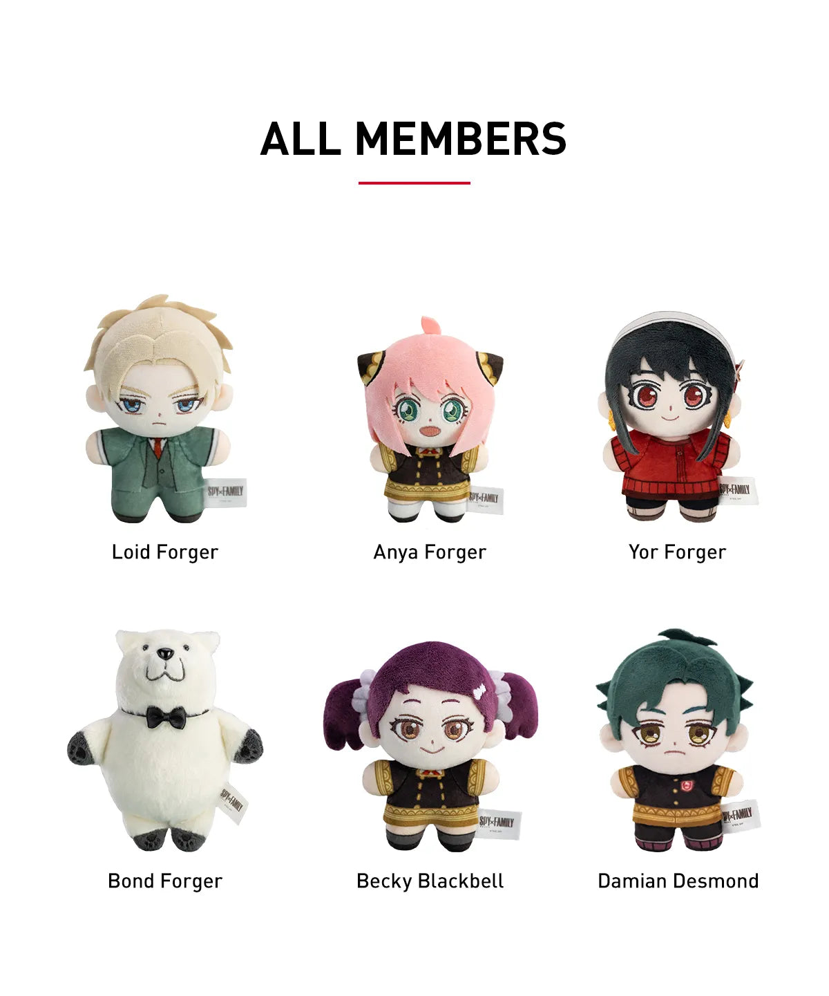 SPY × FAMILY Character Series Plush Blind Box