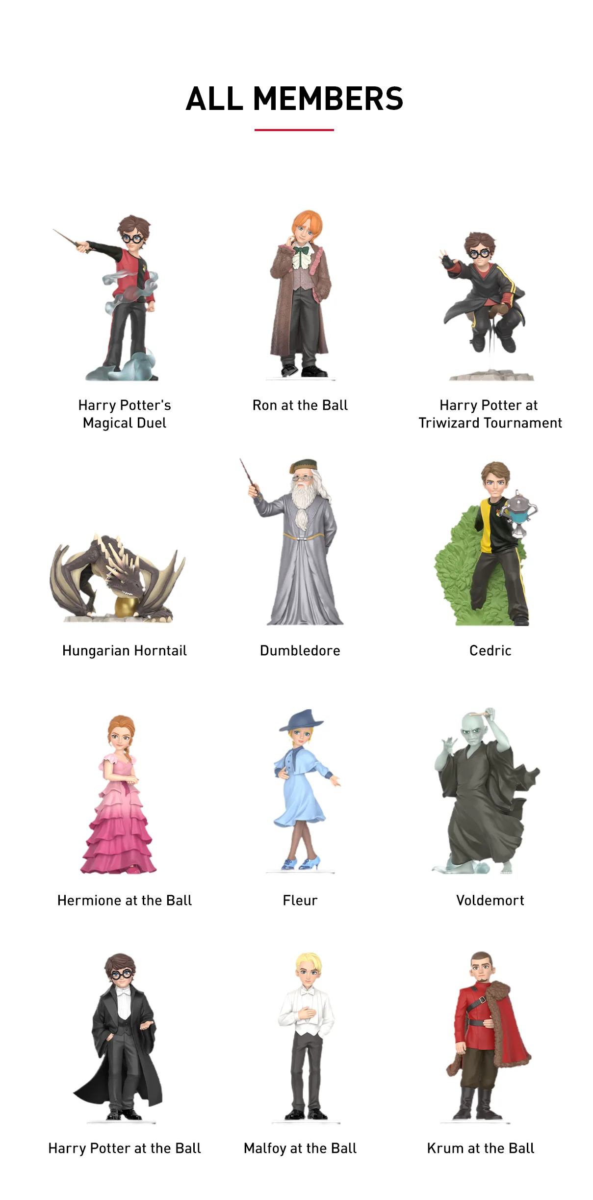 Harry Potter and the Goblet of Fire Series Figures