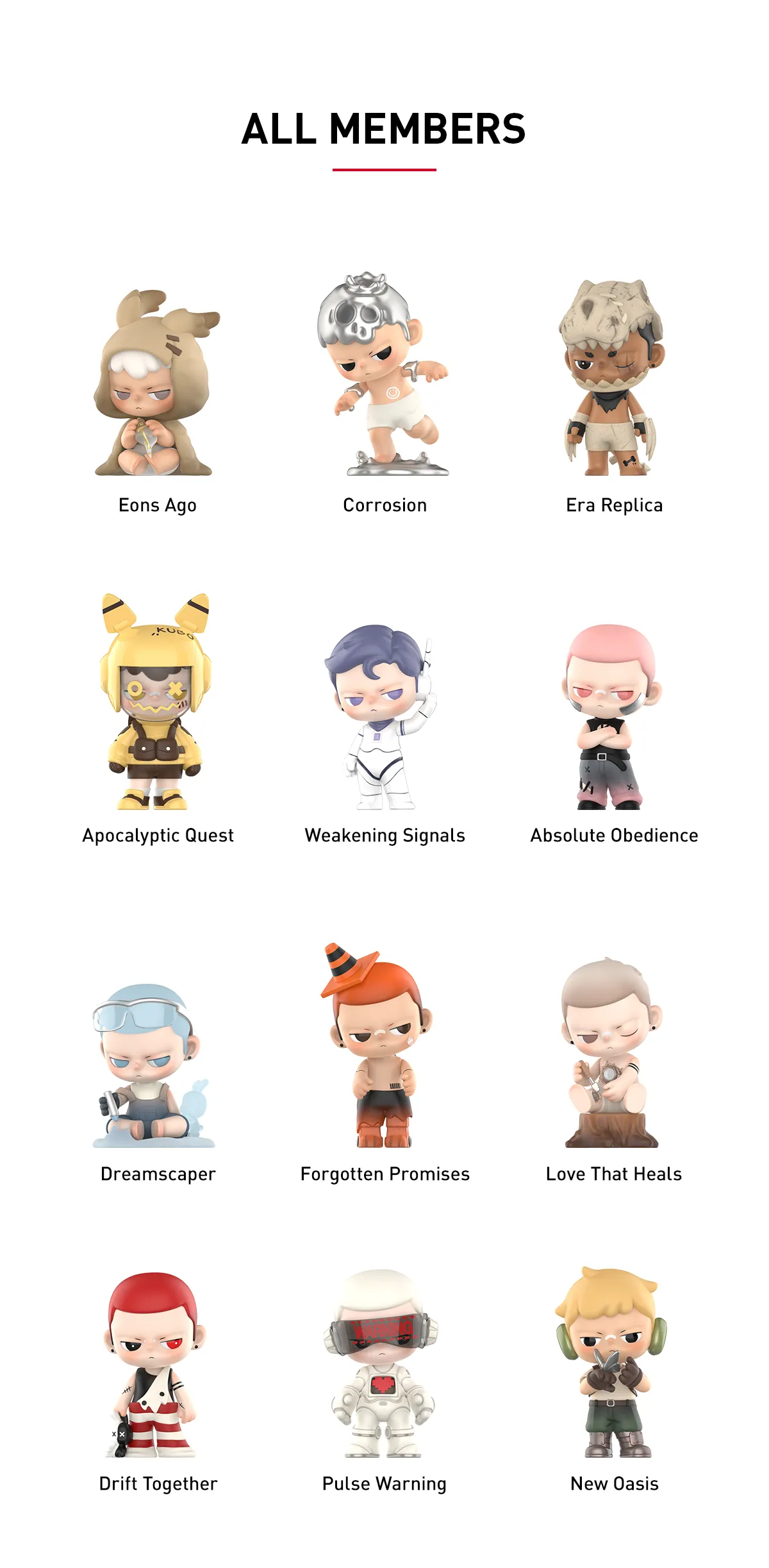 KUBO City of Sunset Series Figures