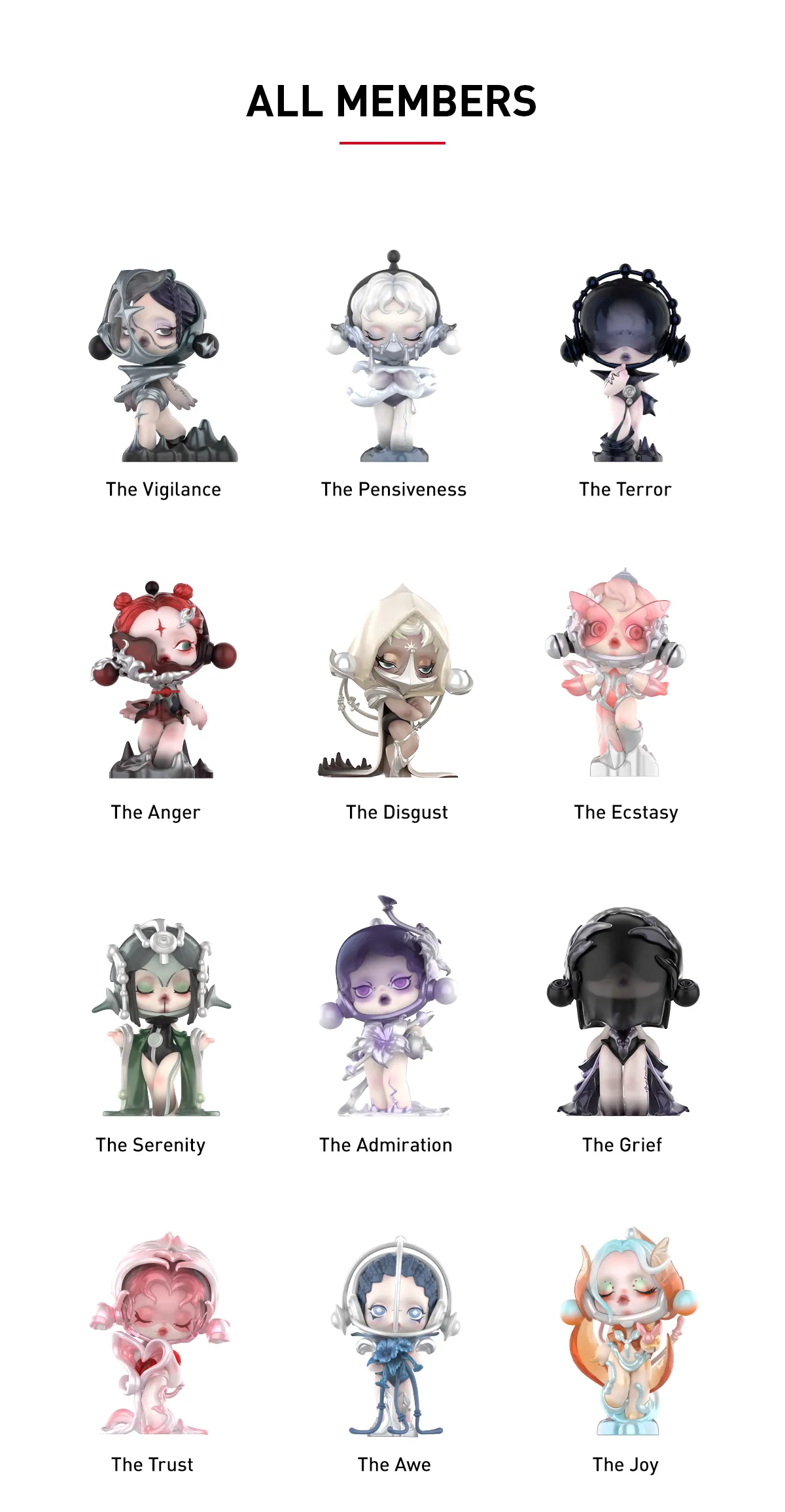 SKULLPANDA The Sound Series Figures