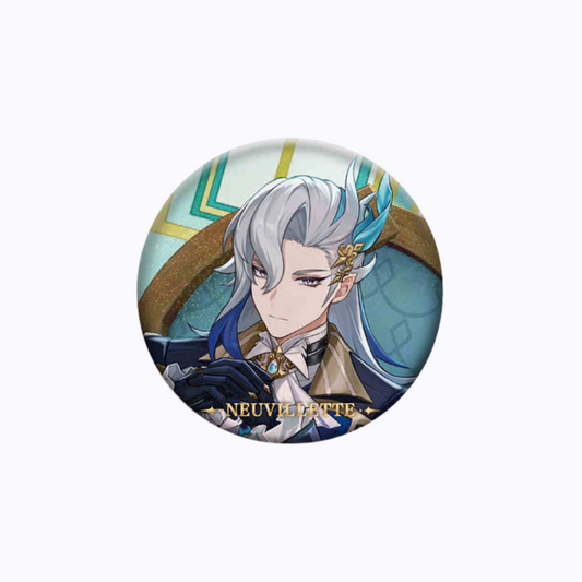Genshin Impact Character Tin Badge (Neuvillette)