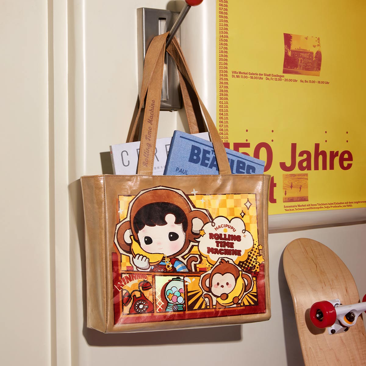 HACIPUPU Rolling Time Machine Series-Tote Bag