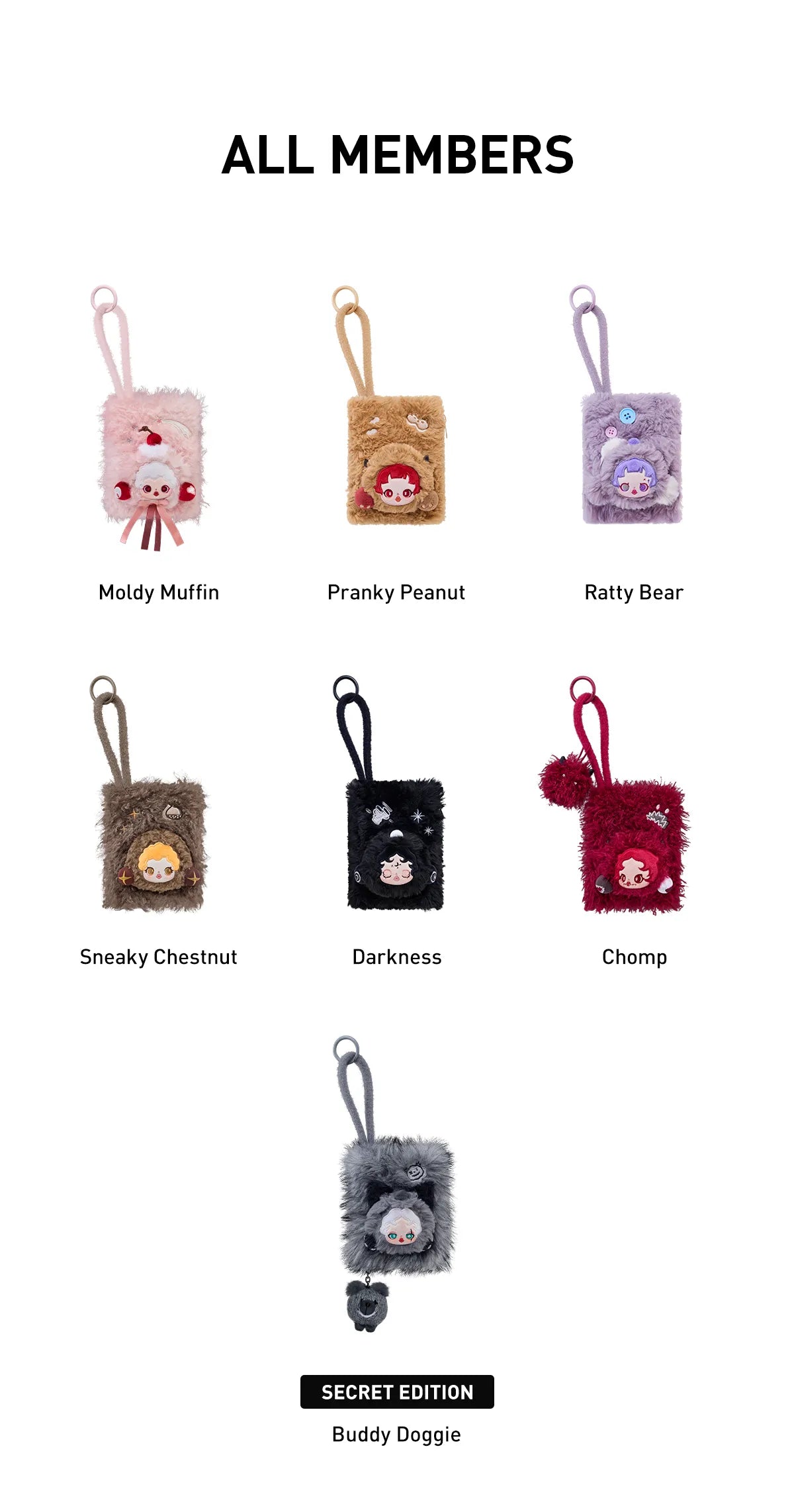 SKULLPANDA You Found Me！Series Plush Mini Bag