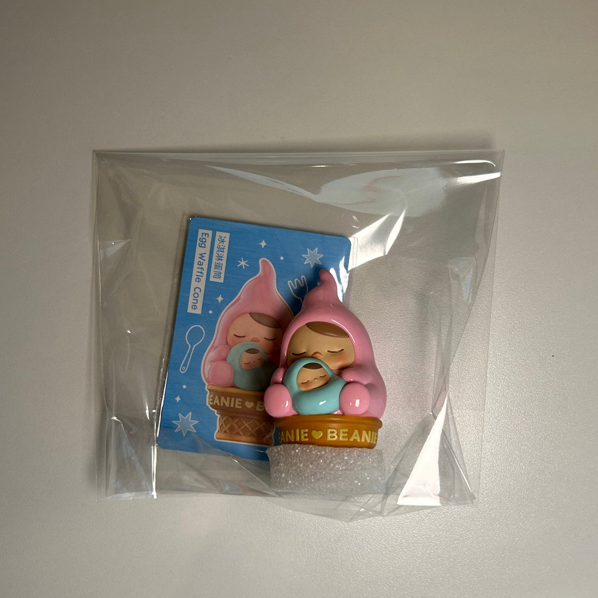 [PRE-OWNED] PUCKY Egg Beanie Series Figures (Egg Waffle Cone)