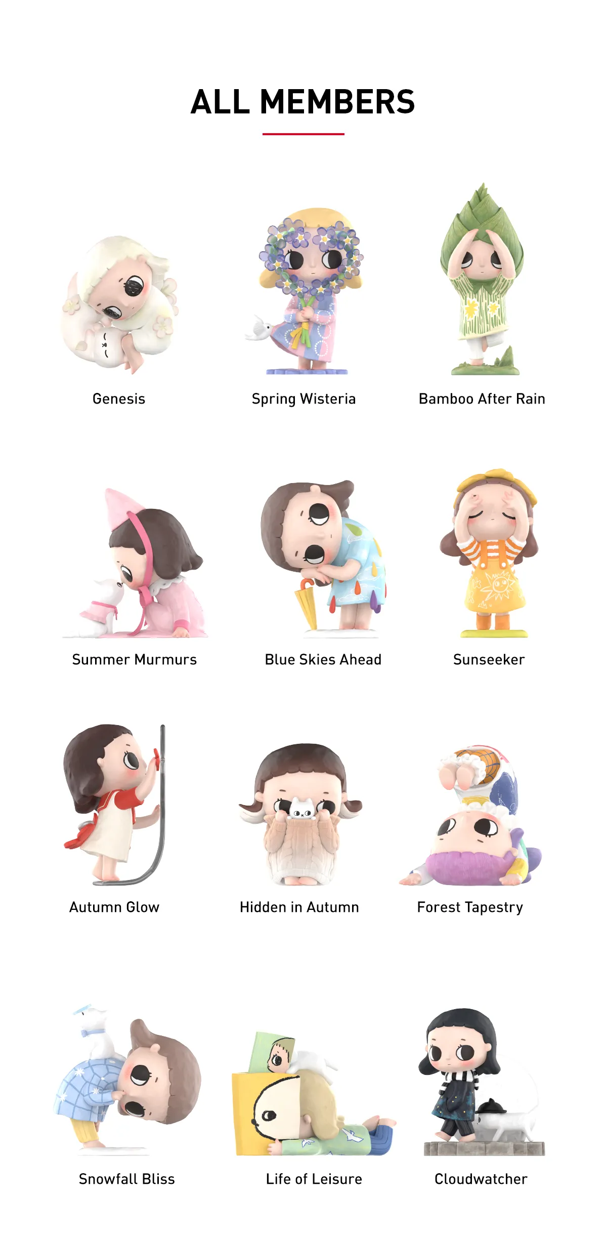Nyota I Am the Seasons Series Figures